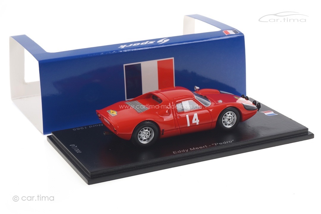 Porsche 904 GTS Rallye des Routes du Nord 1965 Meert/"Pedro" Spark 1:43 SF164 Porsche 904 GTS Rallye des Routes du Nord 1965 Meert/"Pedro" Spark 1:43 SF164