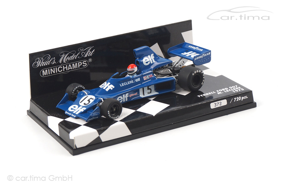 Tyrrell Ford 007 GP 1975 Michel Leclère Minichamps 1:43 400750115