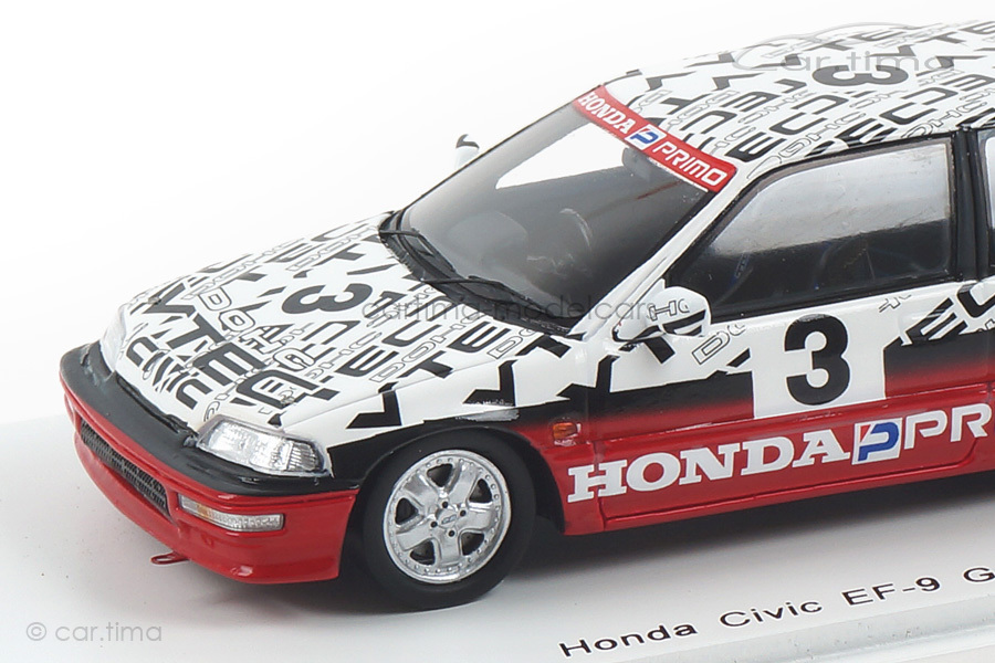 Honda Civic EF9 Test Suzuka 1990 Satoru Nakajima Spark 1:43 S5459 Honda Civic EF9 Test Suzuka 1990 Satoru Nakajima Spark 1:43 S5459