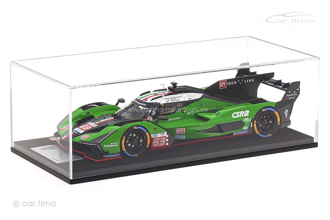 Lamborghini SC63 24h Le Mans 2024 Bortolotti/Mortara/Kvyat LookSmart 1:18 LS18026B Lamborghini SC63 24h Le Mans 2024 Bortolotti/Mortara/Kvyat LookSmart 1:18 LS18026B