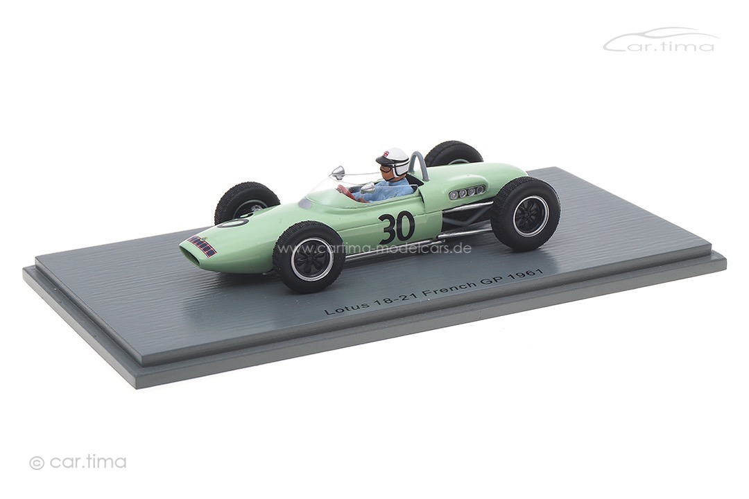 Lotus 18-21 GP Frankreich 1961 Henry Taylor Spark 1:43 S7445 Lotus 18-21 GP Frankreich 1961 Henry Taylor Spark 1:43 S7445
