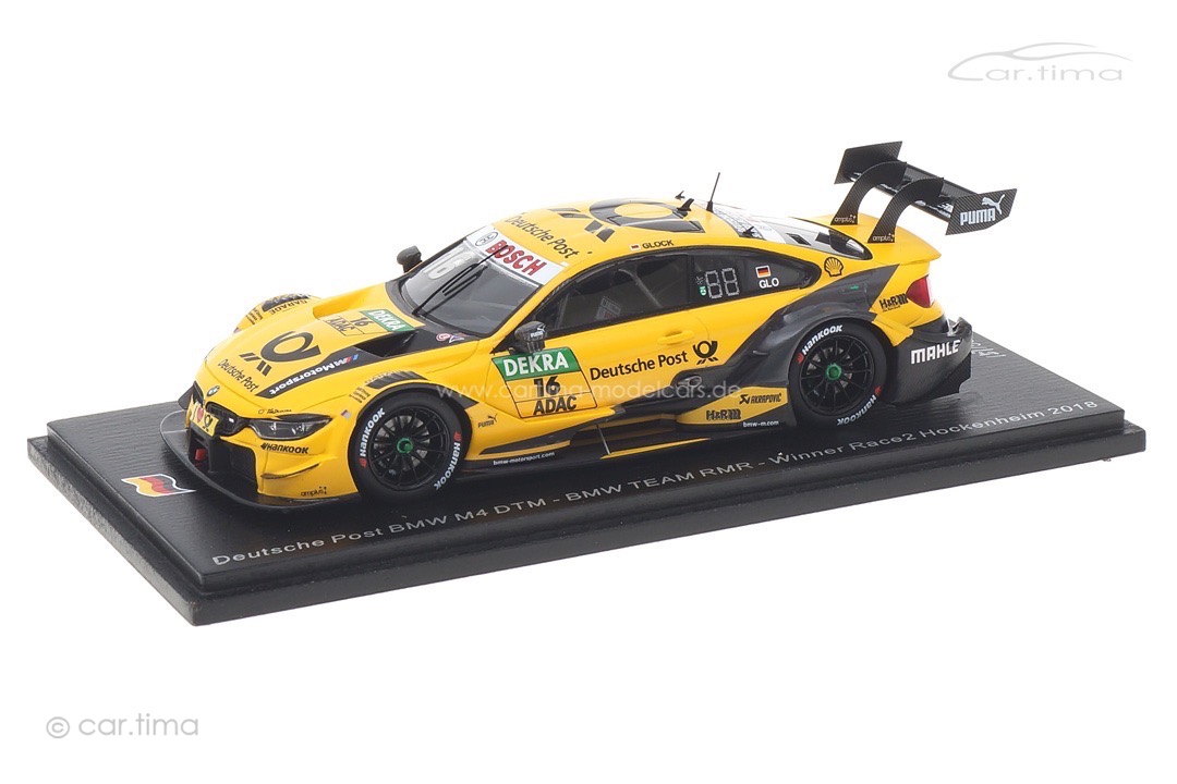 BMW M4 Winner DTM Hockenheim 2018 Timo Glock Spark 1:43 SG635 BMW M4 Winner DTM Hockenheim 2018 Timo Glock Spark 1:43 SG635