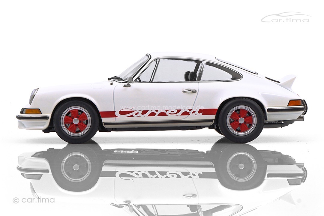 Porsche 911 Carrera RS 2,7 Grandprix-weiß/Dekor rot Norev 1:12 127514