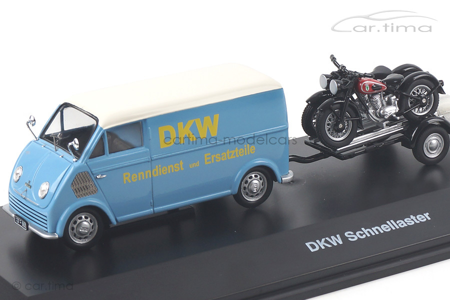 DKW Schnellaster mit Motorradanhänger Schuco 1:43 450238800