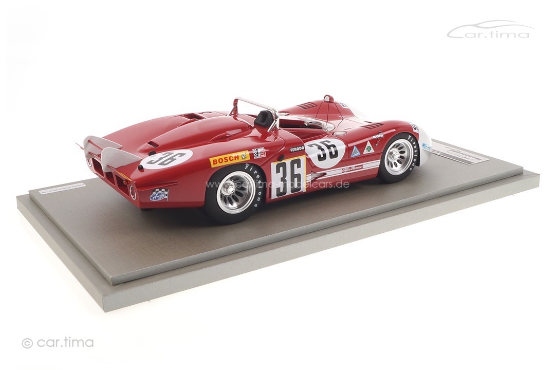 Alfa Romeo 33.3 Long Tail 24h Le Mans 1970 De Adamich/Courage Tecnomodel 1:18 TM18-27B