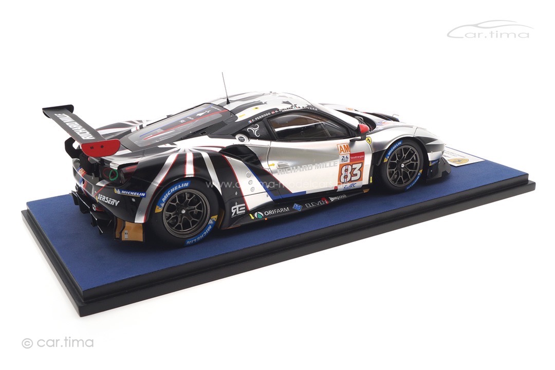 Ferrari 488 GTE Evo Winner LMGTE Am 24h Le Mans 2021 Perrodo/Nielsen/Rovera LookSmart 1:18 LS18LM030