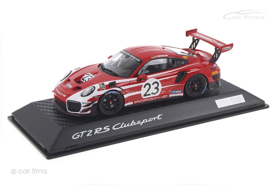 Porsche 911 GT2 RS Clubsport Salzburg Design Porsche Leipzig Spark 1:43 WAXL2000006