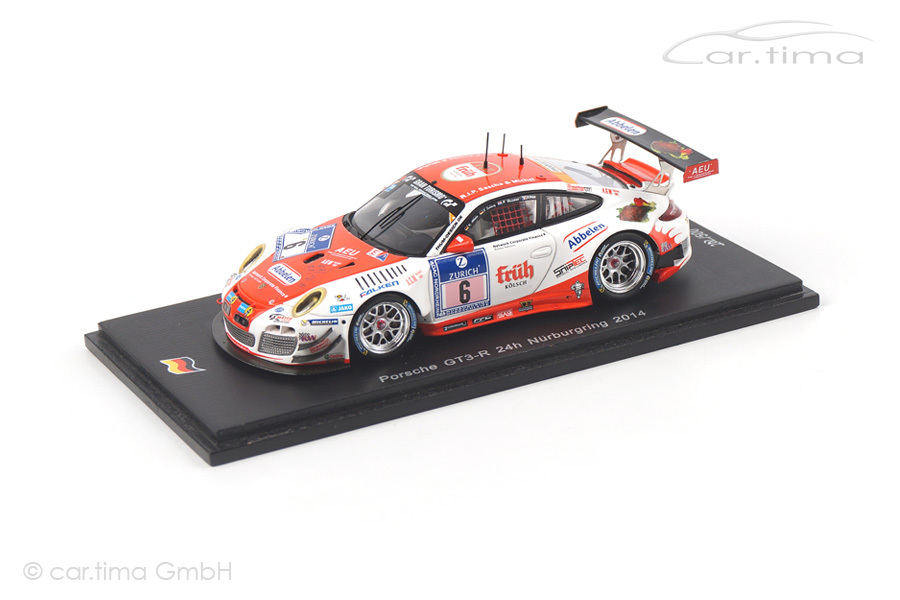 Porsche 911 (997 II) GT3 R 24h Nürburgring 2014 Abbelen/Huisman/Schmitz Spark 1:43 SG155 Porsche 911 (997 II) GT3 R 24h Nürburgring 2014 Abbelen/Huisman/Schmitz Spark 1:43 SG155