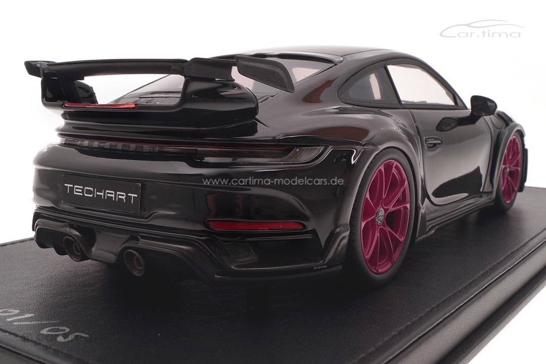 TECHART GTstreet R Basis 992 Schwarz/Rad Sternrubin car.tima CUSTOMIZED 1:18 CAC01823010 TECHART GTstreet R Basis 992 Schwarz/Rad Sternrubin car.tima CUSTOMIZED 1:18 CAC01823010