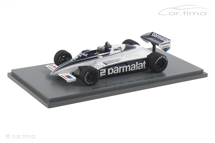Brabham BT50 GP Schweiz 1982 Riccardo Patrese Spark 1:43 S7115