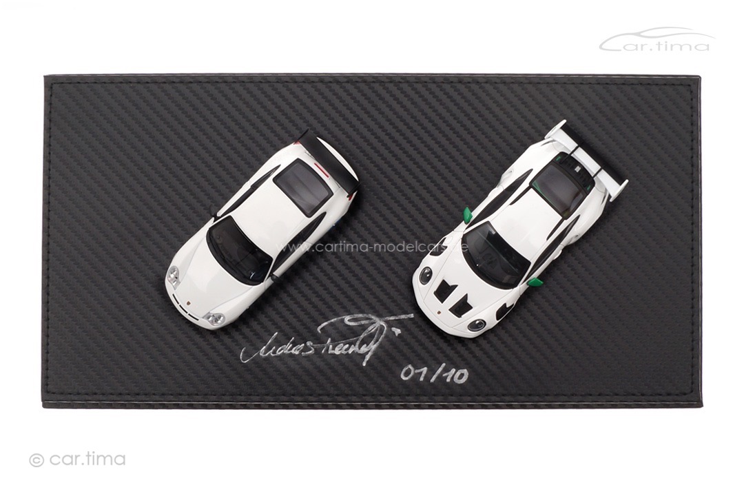 Set Porsche 911 GT3 RS (996/992) Originalsignatur Andreas Preuninger car.tima 1:43 Set Porsche 911 GT3 RS (996/992) Originalsignatur Andreas Preuninger car.tima 1:43