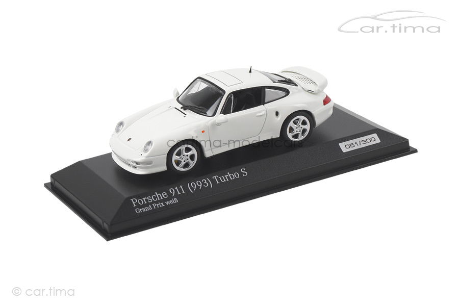 Porsche 911 (993) Turbo S Weiß Minichamps 1:43 CA04316003