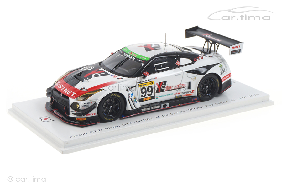 Nissan GT-R Nismo GT3 Winner Fuji Super Tec 2018 Spark 1:43 SJ067 Nissan GT-R Nismo GT3 Winner Fuji Super Tec 2018 Spark 1:43 SJ067
