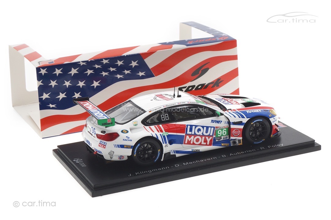 BMW M6 GT3 24h Daytona 2020 Klingmann/Machavern/Auberlen/Foley Spark 1:43 US128 BMW M6 GT3 24h Daytona 2020 Klingmann/Machavern/Auberlen/Foley Spark 1:43 US128