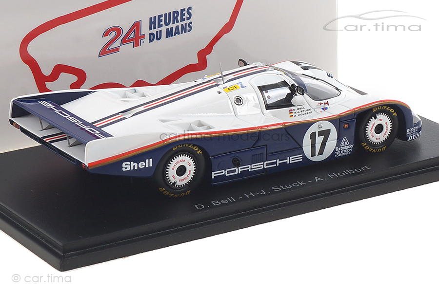 Porsche 962 C Winner 24h Le Mans 1987 Bell/Stuck/Holbert Spark 1:43 43LM87
