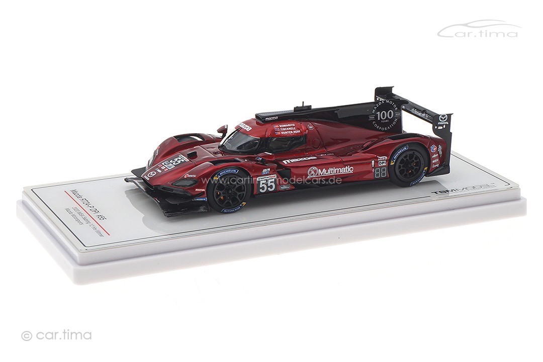 Mazda RT24-P DPI 12h Sebring 2020 Bomarito/Tincknell/Hunter-Reay TSM 1:43 TSM430549 Mazda RT24-P DPI 12h Sebring 2020 Bomarito/Tincknell/Hunter-Reay TSM 1:43 TSM430549