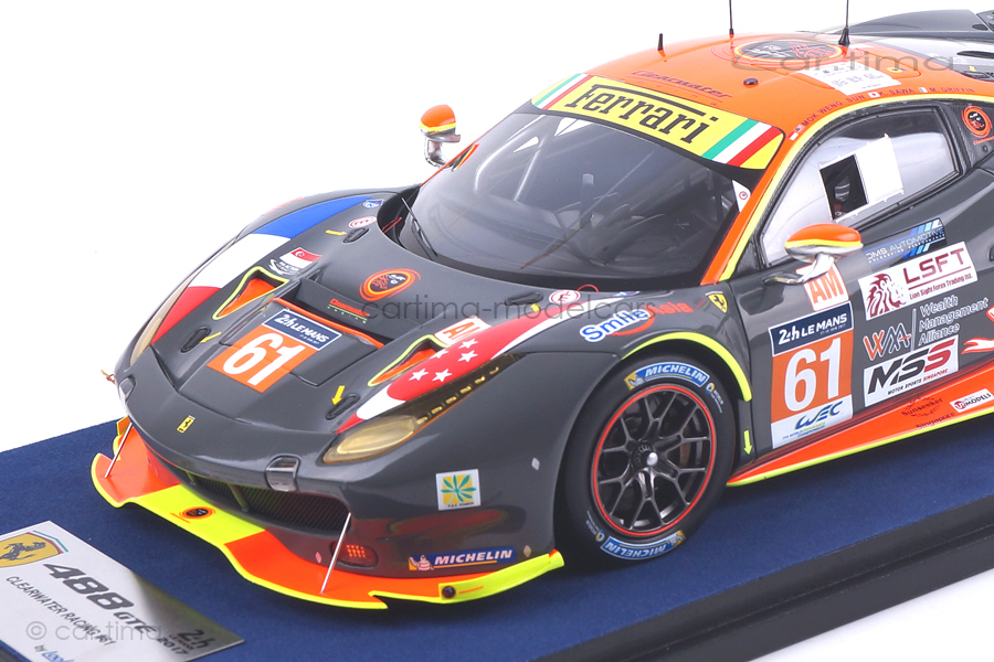 Ferrari 488 GTE 24h Le Mans 2017 Griffin/Mok/Sawa LookSmart 1:18 LS18LM013 Ferrari 488 GTE 24h Le Mans 2017 Griffin/Mok/Sawa LookSmart 1:18 LS18LM013