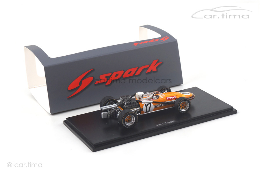Brabham BT24 GP Südafrika 1969 Sam Tingle Spark 1:43 S5255 Brabham BT24 GP Südafrika 1969 Sam Tingle Spark 1:43 S5255