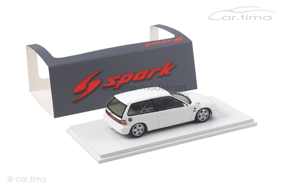 Honda Civic EF3 Group A Racing Car1988 weiß Spark 1:43 S5458 Honda Civic EF3 Group A Racing Car1988 weiß Spark 1:43 S5458
