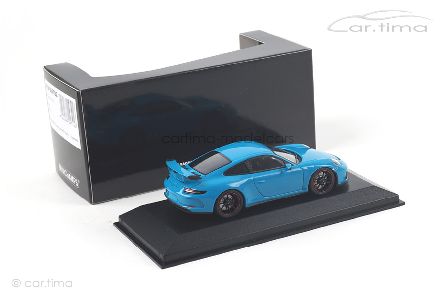 Porsche 911 GT3 (991 II) Miamiblau Minichamps 1:43 410066022 Porsche 911 GT3 (991 II) Miamiblau Minichamps 1:43 410066022