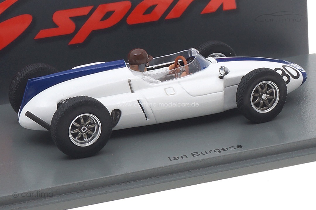 Cooper T53 GP Deutschland 1961 Ian Burgess Spark 1:43 S8062 Cooper T53 GP Deutschland 1961 Ian Burgess Spark 1:43 S8062