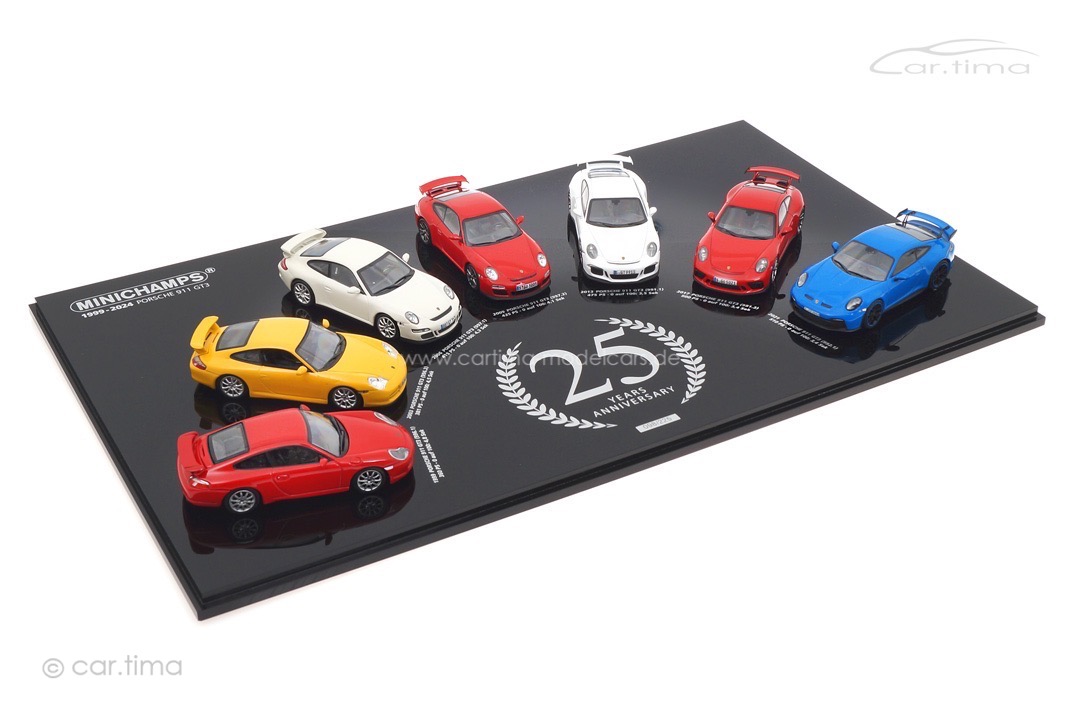 Porsche 911 GT3 25th Anniversary 1999-2024 Minichamps 1:43 412067025