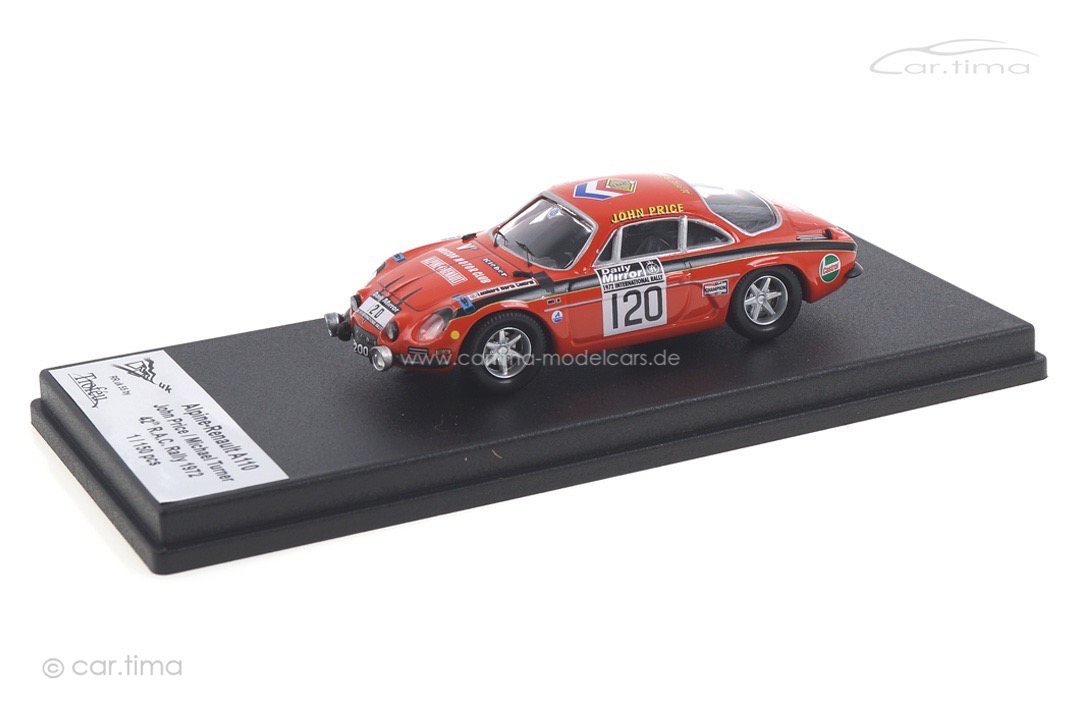 Alpine-Renault A110 RAC Rally 1972 Price/Poole Trofeu 1:43 RRUK55 Alpine-Renault A110 RAC Rally 1972 Price/Poole Trofeu 1:43 RRUK55