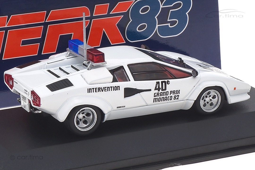 Lamborghini Countach Safety Car Monaco GP 1982 Werk83 1:43 W83430001 Lamborghini Countach Safety Car Monaco GP 1982 Werk83 1:43 W83430001