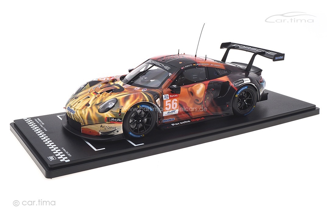 Miniature IXO 1/43 Porsche 911 RSR - Vainqueur LMGTE Pro 24H Le Mans 2022 - Neuve