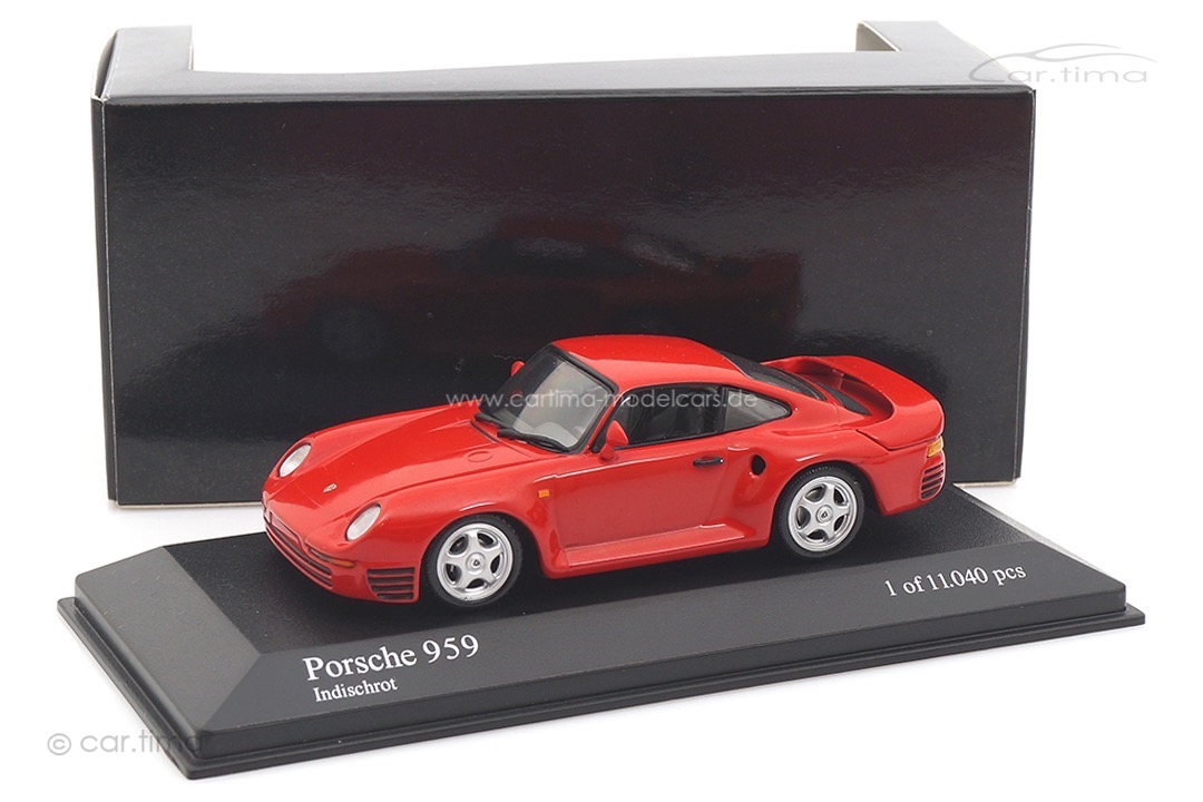 Porsche 959 Indischrot Minichamps 1:43 400062521