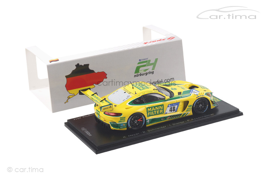 Mercedes-AMG GT3 24h Nürburgring 2017 Assenheimer/Heyer/Schneider Spark 1:43 SG317
