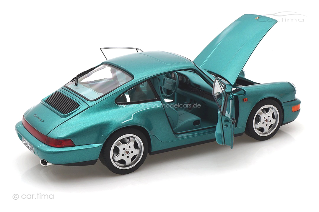 Porsche 911 (964) Carrera 2 Wimbledongrün Norev 1:18 187329 Porsche 911 (964) Carrera 2 Wimbledongrün Norev 1:18 187329