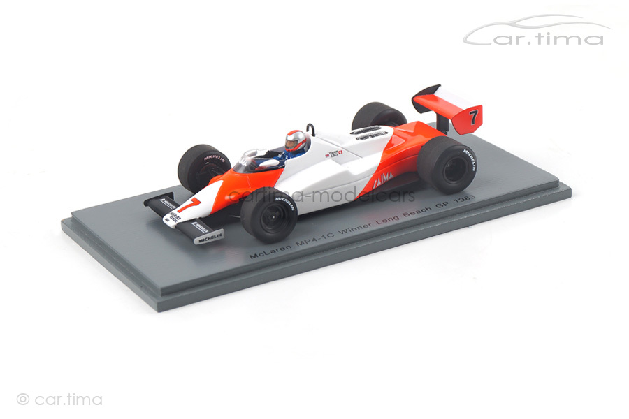 McLaren MP4-1C Winner GP Long Beach 1983 John Watson Spark 1:43 S4841 McLaren MP4-1C Winner GP Long Beach 1983 John Watson Spark 1:43 S4841