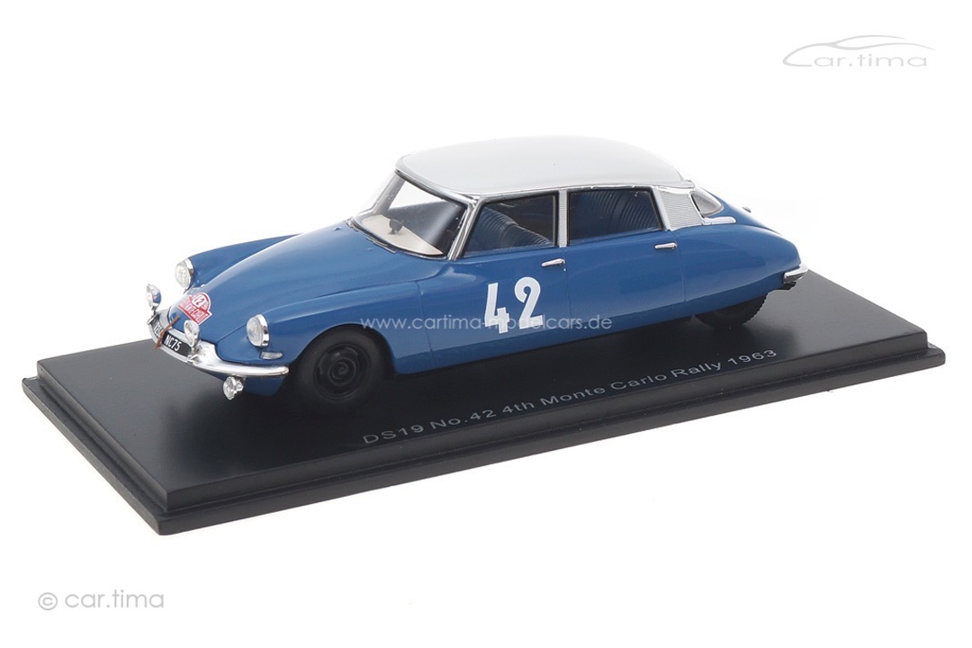 Citroen DS19 Rallye Monte Carlo 1963 Bianchi/Ogier Spark 1:43 S5532