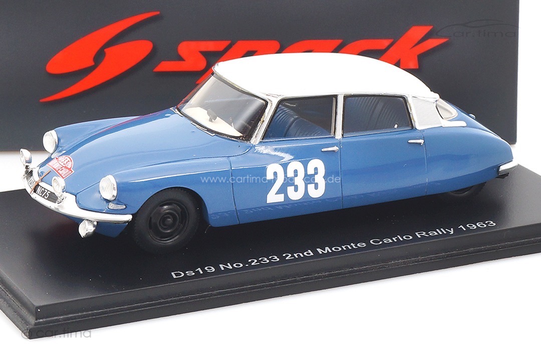 Citroen DS19 Rallye Monte Carlo 1963 Toivonen/Järvi Spark 1:43 S5531