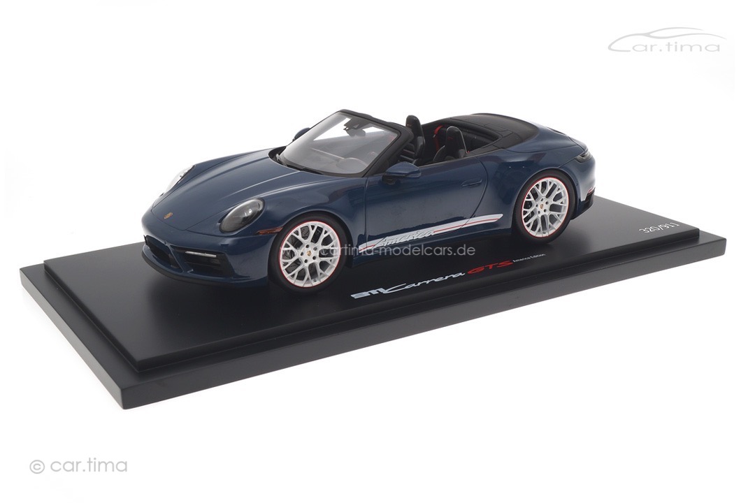 Porsche 911 (992) Carrera GTS Cabriolet Azurblau Spark 1:18 WAP0211060PGTA
