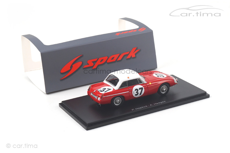 MG MGB Hardtop 24h Le Mans 1964 Hopkirk/Hedges 1:43 Spark S5078 MG MGB Hardtop 24h Le Mans 1964 Hopkirk/Hedges 1:43 Spark S5078