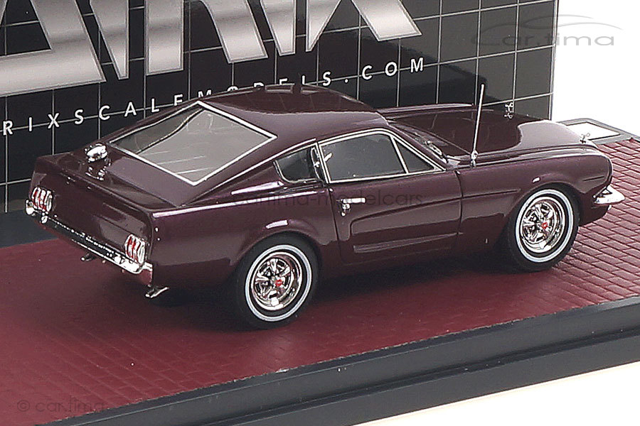 Ford Mustang Fastback Shorty 1964 rot met. Matrix 1:43 MX50603-011 Ford Mustang Fastback Shorty 1964 rot met. Matrix 1:43 MX50603-011