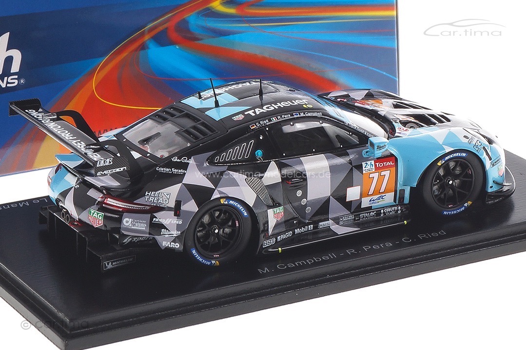 Porsche 911 RSR 24h Le Mans 2020 Campbell/Pera/Ried Spark 1:43 S7989 Porsche 911 RSR 24h Le Mans 2020 Campbell/Pera/Ried Spark 1:43 S7989