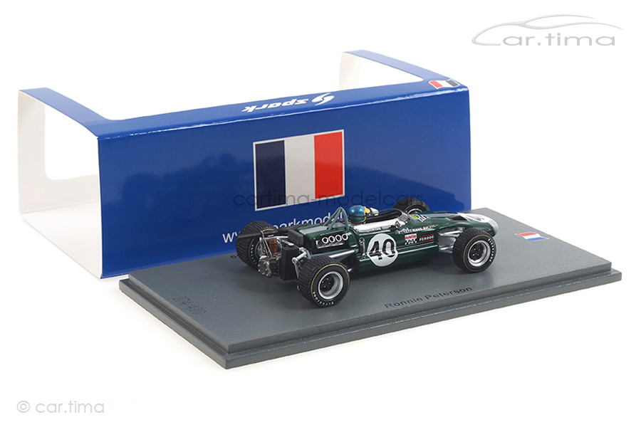 Lotus 59 Grand Prix d'Albi F2 1969 Ronnie Peterson Spark 1:43 SF187 Lotus 59 Grand Prix d'Albi F2 1969 Ronnie Peterson Spark 1:43 SF187