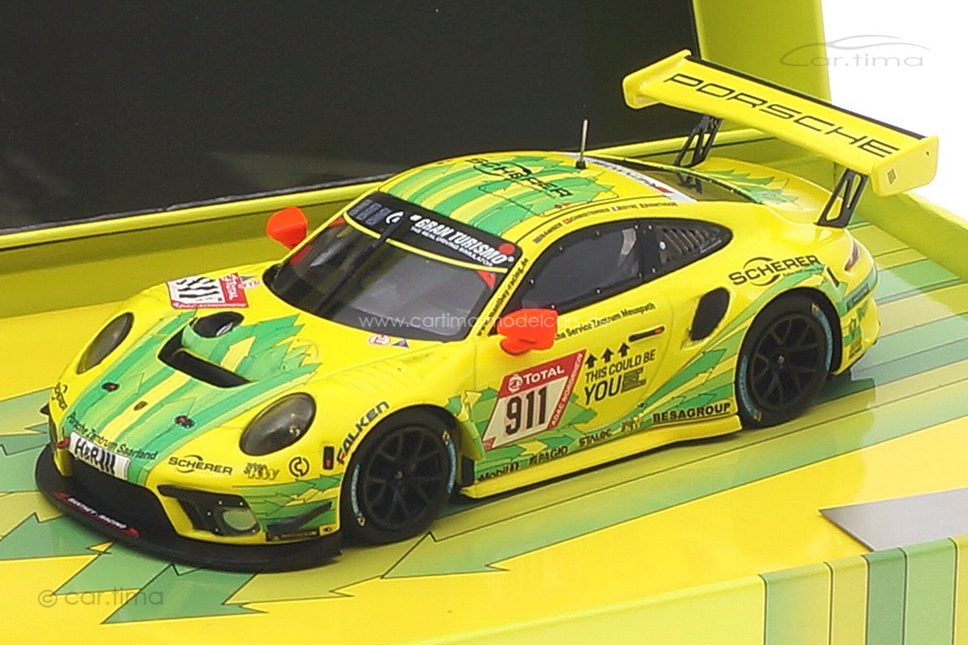 Porsche 911 (991 II) GT3 R 24h Nürburgring 2019 Estre/Vanthoor/Bamber/Christensen 1:43 Minichamps