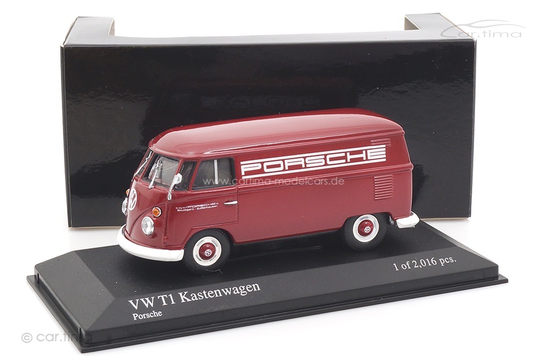 VW T1 Kastenwagen Porsche Minichamps 1:43 430052206