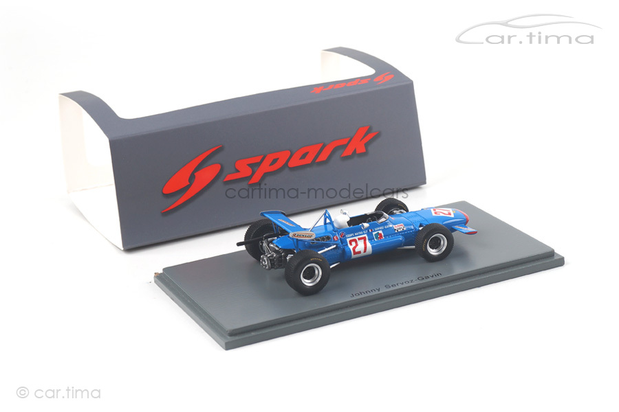 Matra MS7 F2 GP Deutschland 1969 Johnny Servoz-Gavin Spark 1:43 S4291 Matra MS7 F2 GP Deutschland 1969 Johnny Servoz-Gavin Spark 1:43 S4291
