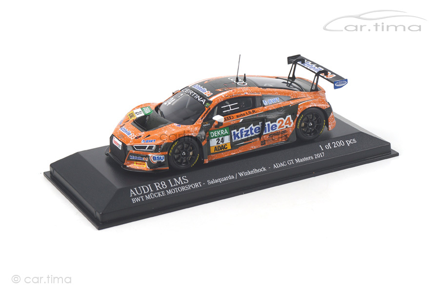 Audi R8 LMS ADAC GT Masters 2017 Salaquarda/Winkelhock Minichamps 1:43 437171724