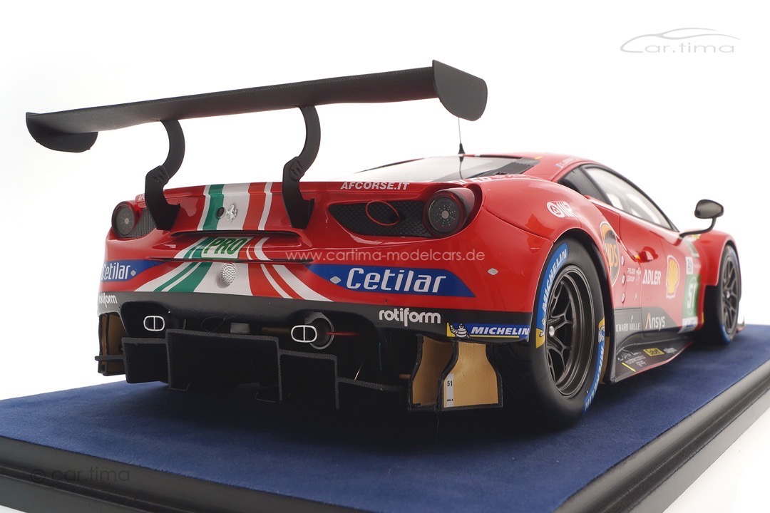 Ferrari 488 GTE Evo Winner LMGTE Pro 24h Le Mans 2021 Pier Guidi/Calado/Ledogar LookSmart 1:18