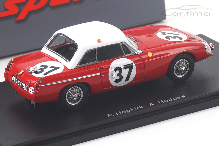 MG MGB Hardtop 24h Le Mans 1964 Hopkirk/Hedges 1:43 Spark S5078