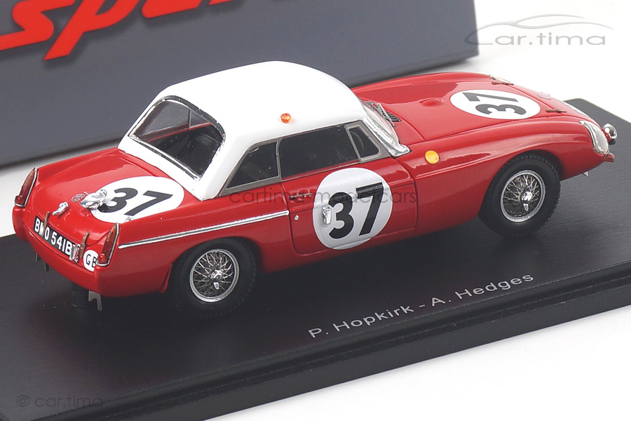 MG MGB Hardtop 24h Le Mans 1964 Hopkirk/Hedges 1:43 Spark S5078 MG MGB Hardtop 24h Le Mans 1964 Hopkirk/Hedges 1:43 Spark S5078