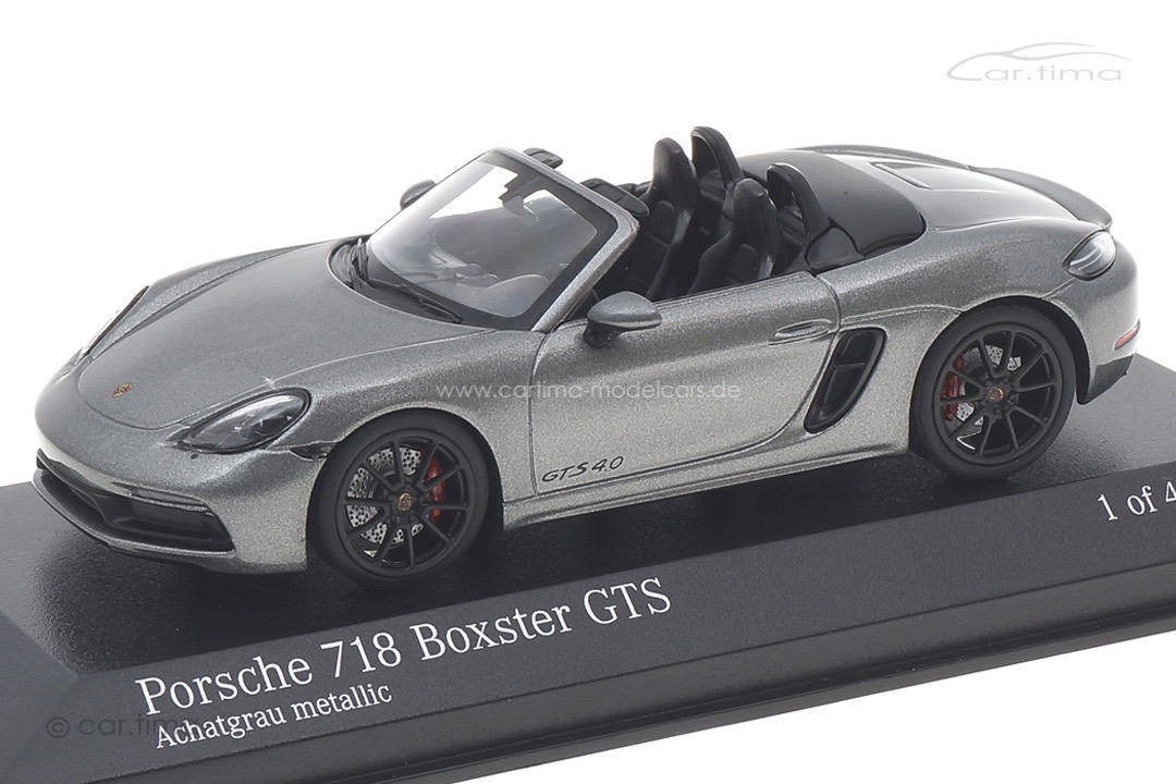Porsche 718 Boxster GTS (982) Achatgrau Minichamps 1:43 410069100