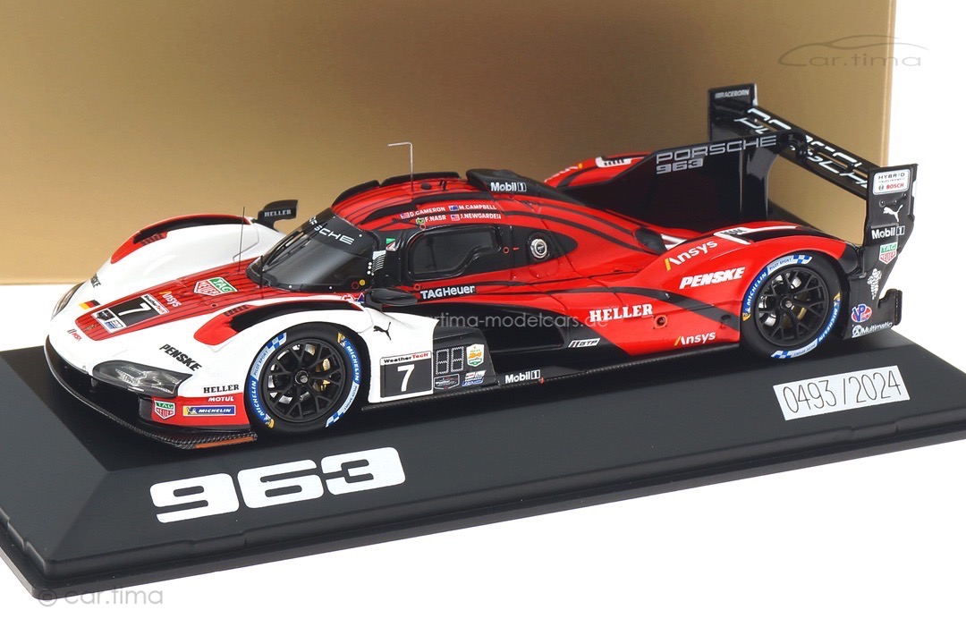 Porsche 963 Winner 24h Daytona 2024 Cameron/Nasr/Newgarden Spark 1:43 WAP0200860S963