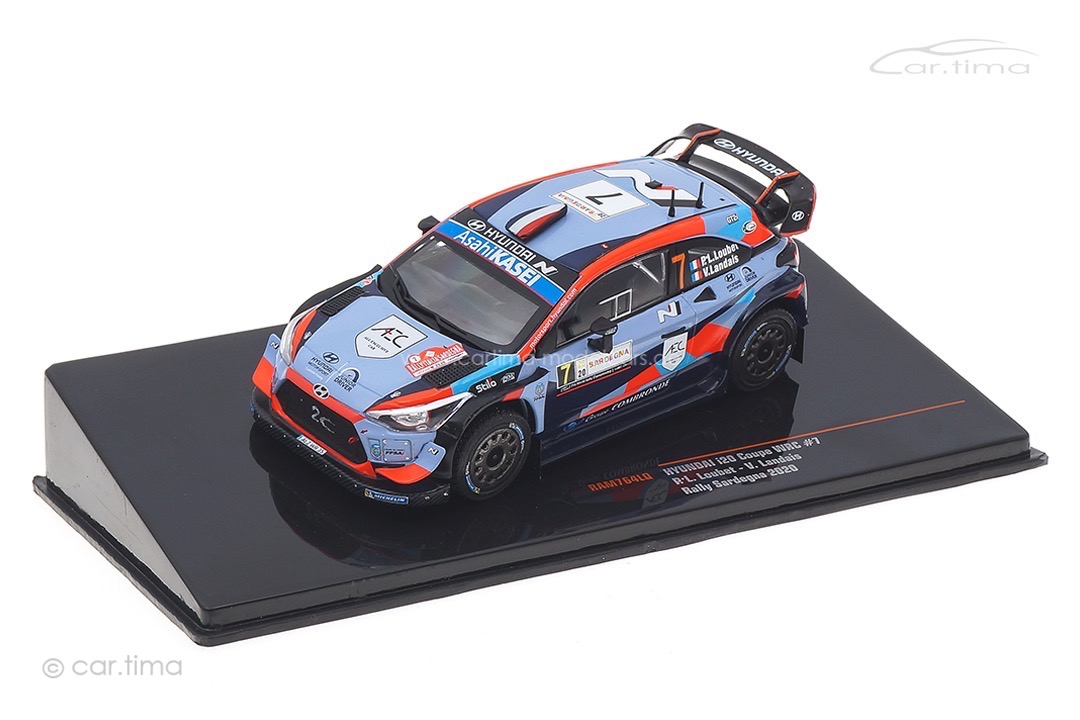 Hyundai i20 Coupe WRC Rallye Sardinien 2020 Loubet/Landais IXO 1:43 RAM764LQ Hyundai i20 Coupe WRC Rallye Sardinien 2020 Loubet/Landais IXO 1:43 RAM764LQ